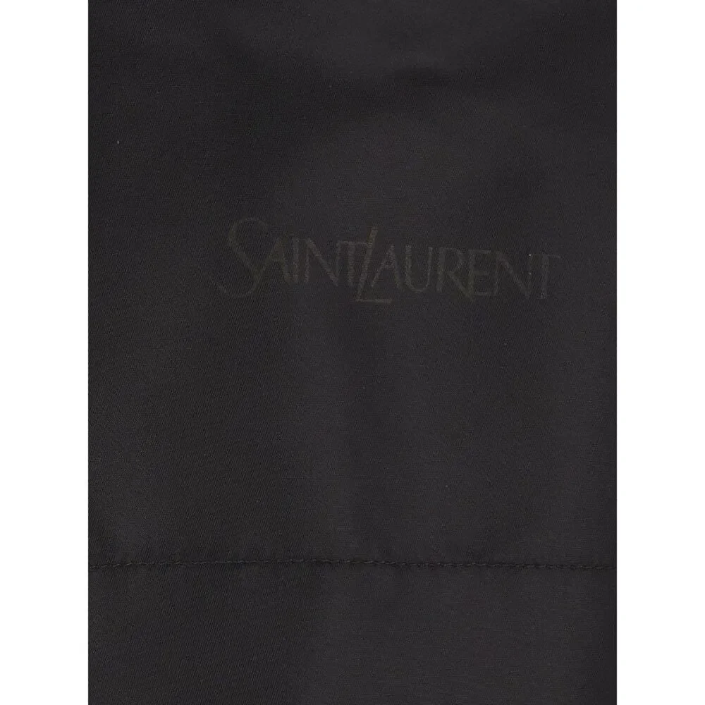 Saint Laurent Men Water-Repellent Nylon Parka